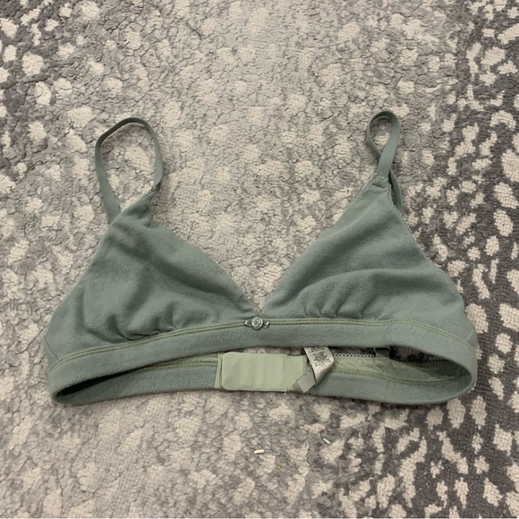 SKIMS Other - SKIMS LOGO POINTELLE TRIANGLE BRALETTE | MINERAL Size: S